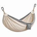 Amaca in Cotone e Poliestere Beige e Grigio 200x100 cm