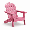 Sedia Adirondack in legno rosa